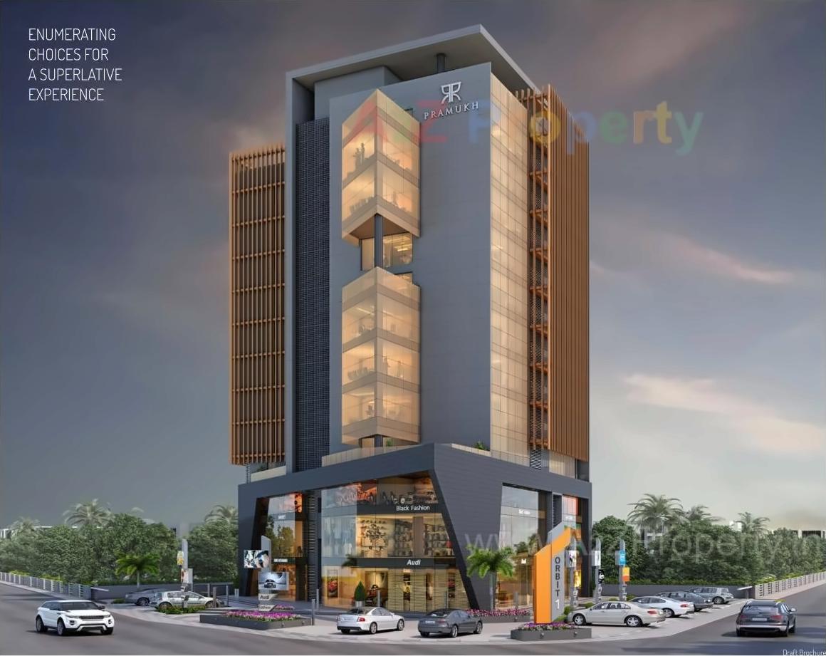 3D Elevation of real estate project Orbit located at Puna, Surat, Gujarat