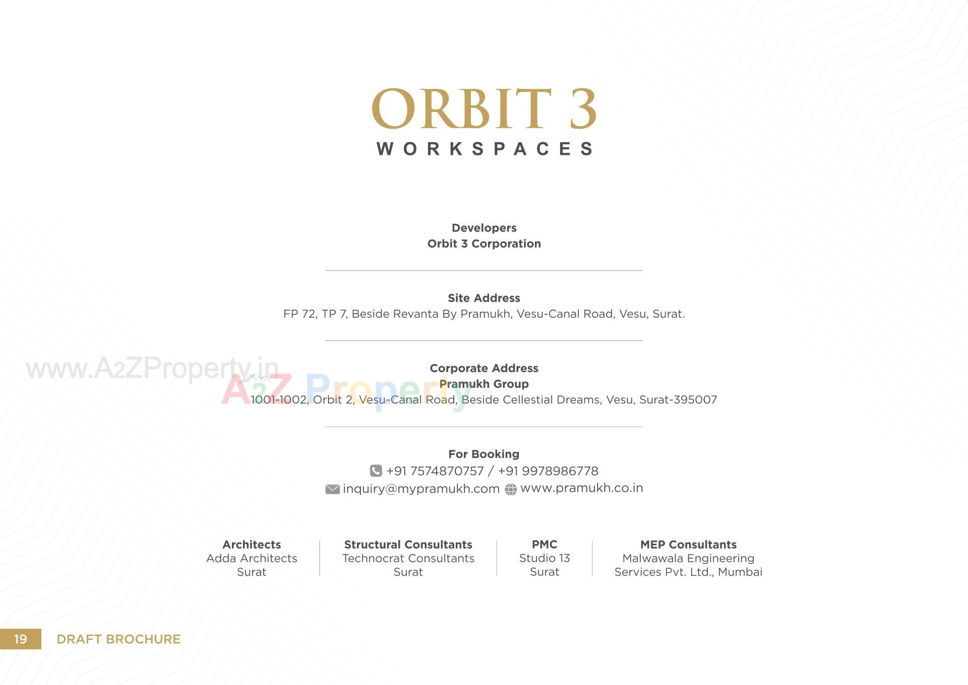  of real estate project Orbit located at Vesu, Surat, Gujarat