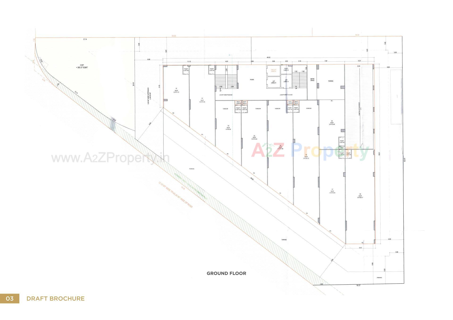  of real estate project Orbit located at Vesu, Surat, Gujarat