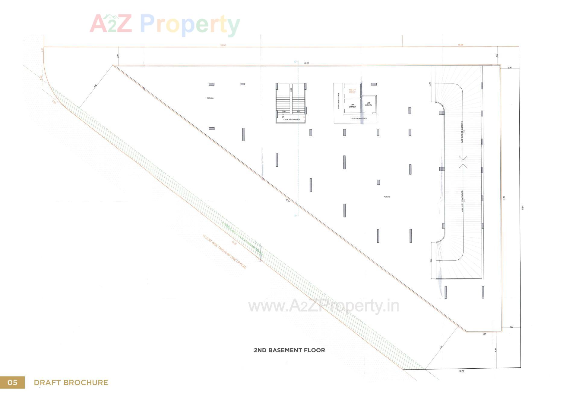  of real estate project Orbit located at Vesu, Surat, Gujarat