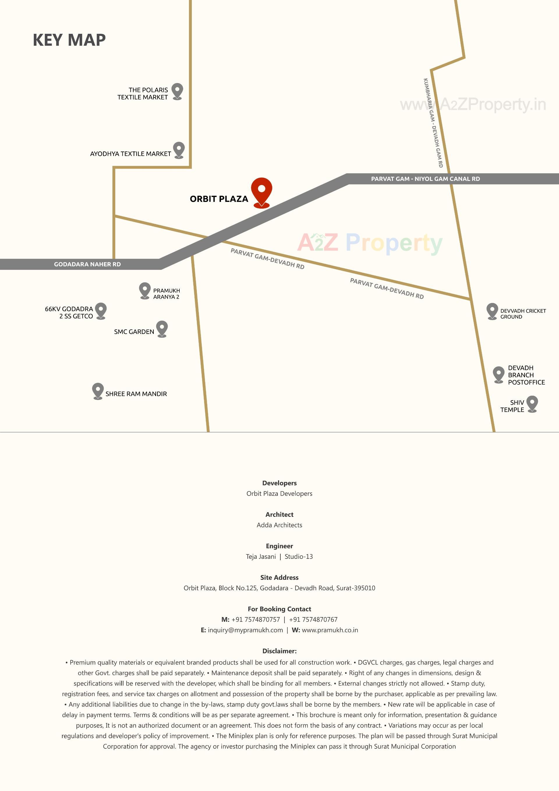  of real estate project Orbit Plaza located at Devadh, Surat, Gujarat