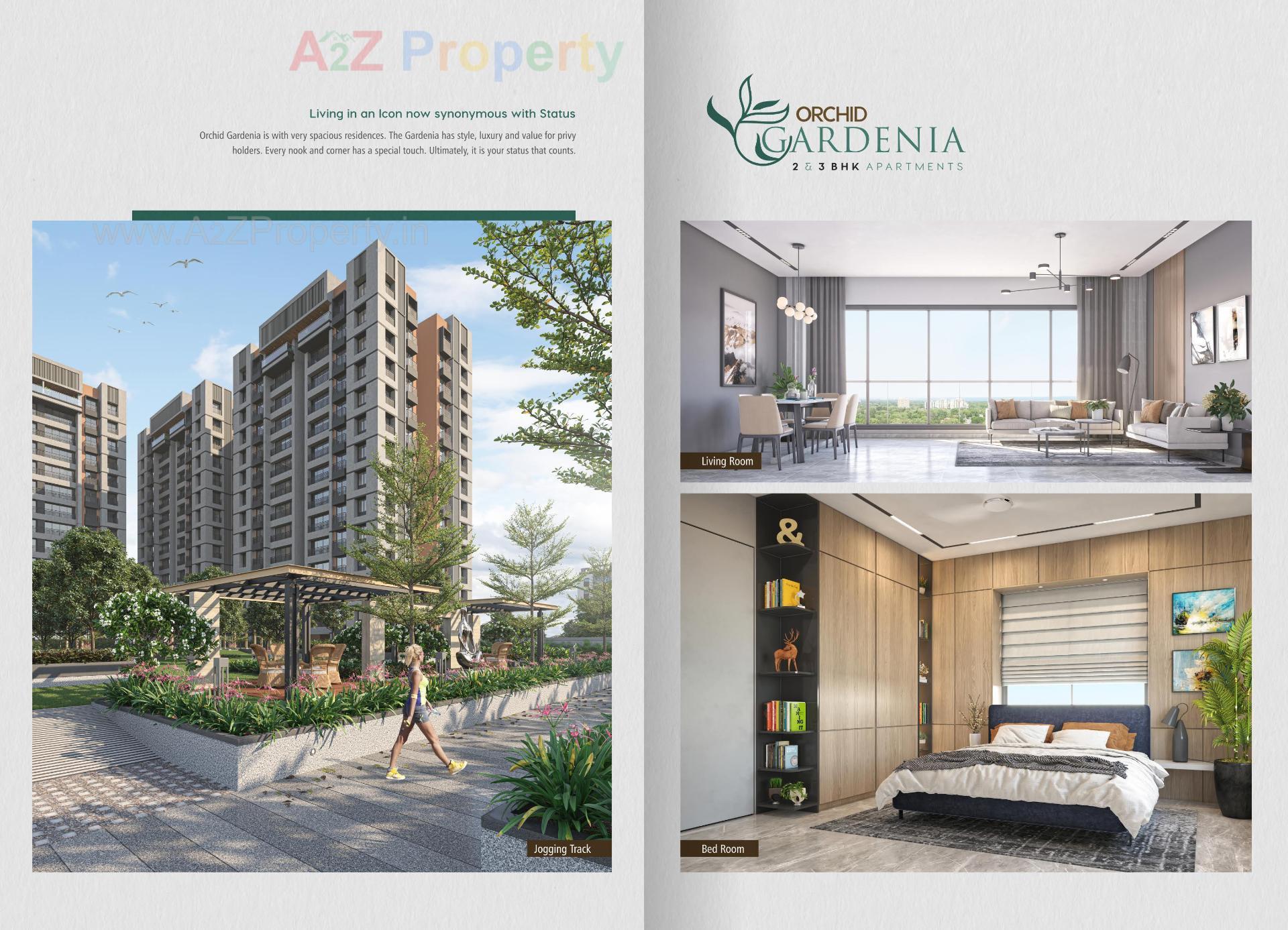 3D Elevation of real estate project Orchid Gardenia located at Palanpor, Surat, Gujarat