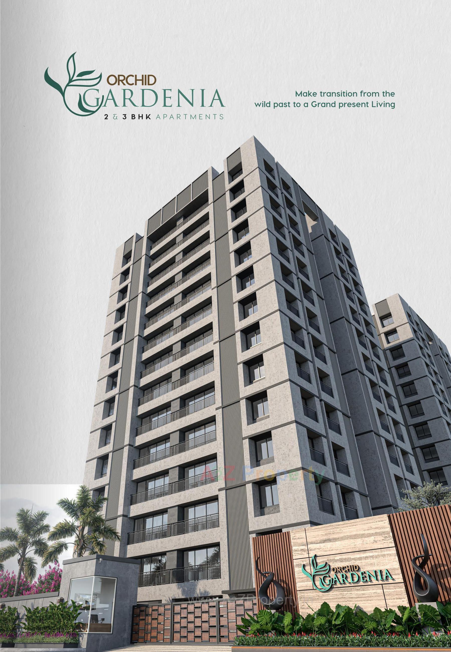 3D Elevation of real estate project Orchid Gardenia located at Palanpor, Surat, Gujarat