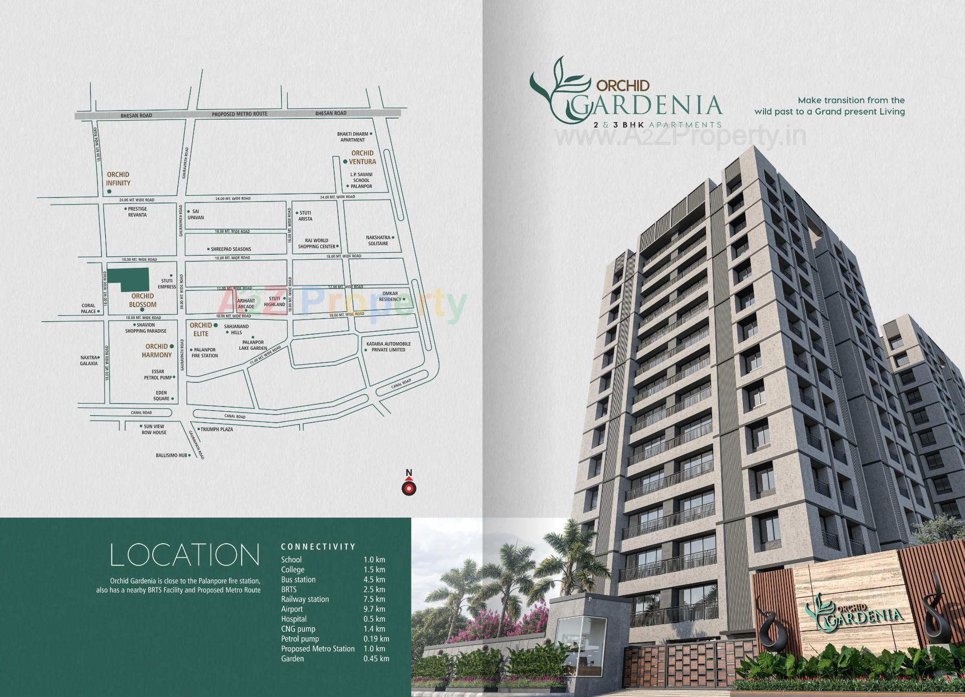  of real estate project Orchid Gardenia located at Palanpor, Surat, Gujarat
