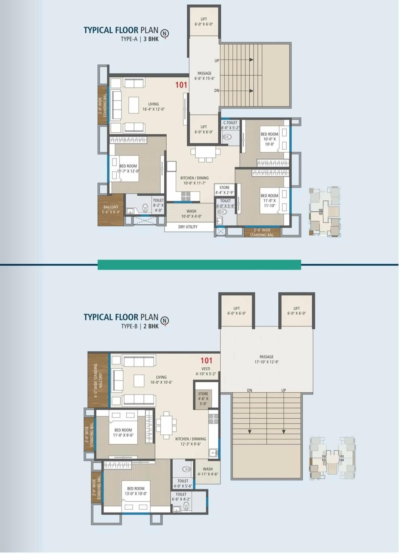 Layout of real estate project Orchid Vivanta located at Jahangir-pura, Surat, Gujarat