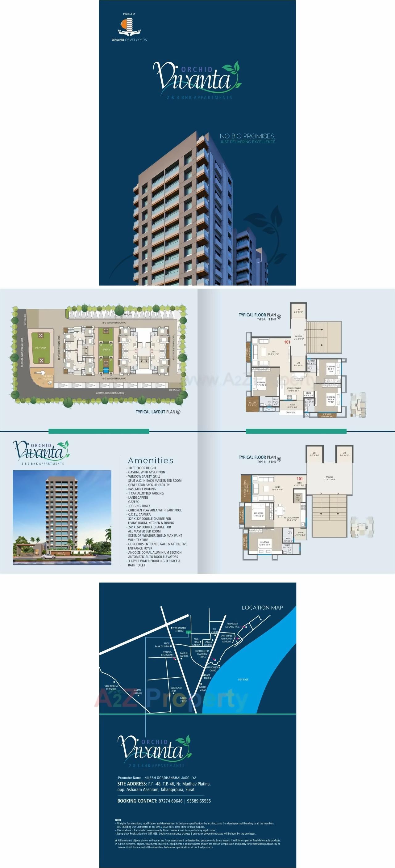  of real estate project Orchid Vivanta located at Jahangir-pura, Surat, Gujarat
