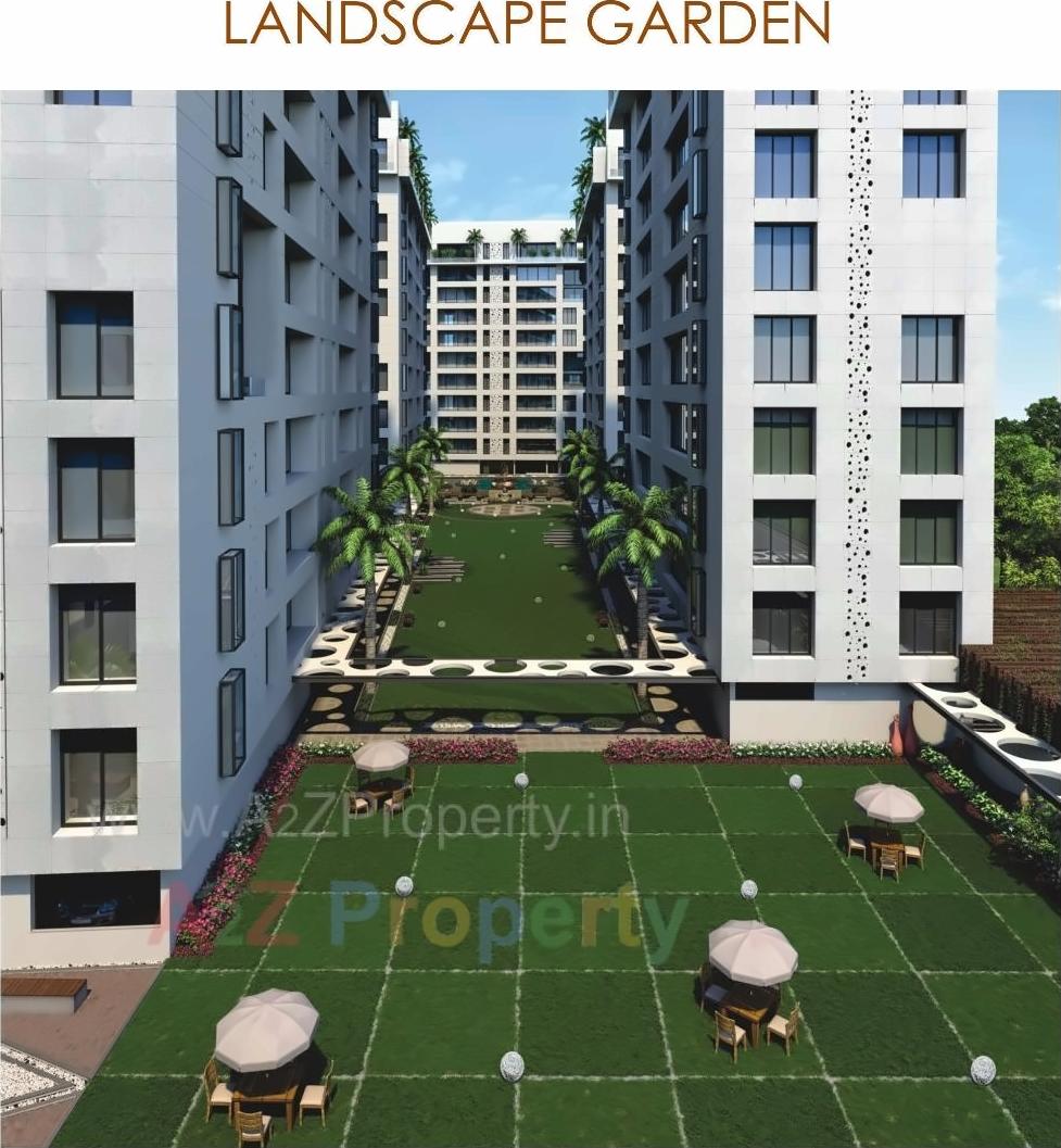 3D Elevation of real estate project Oriana Residency located at Umra, Surat, Gujarat