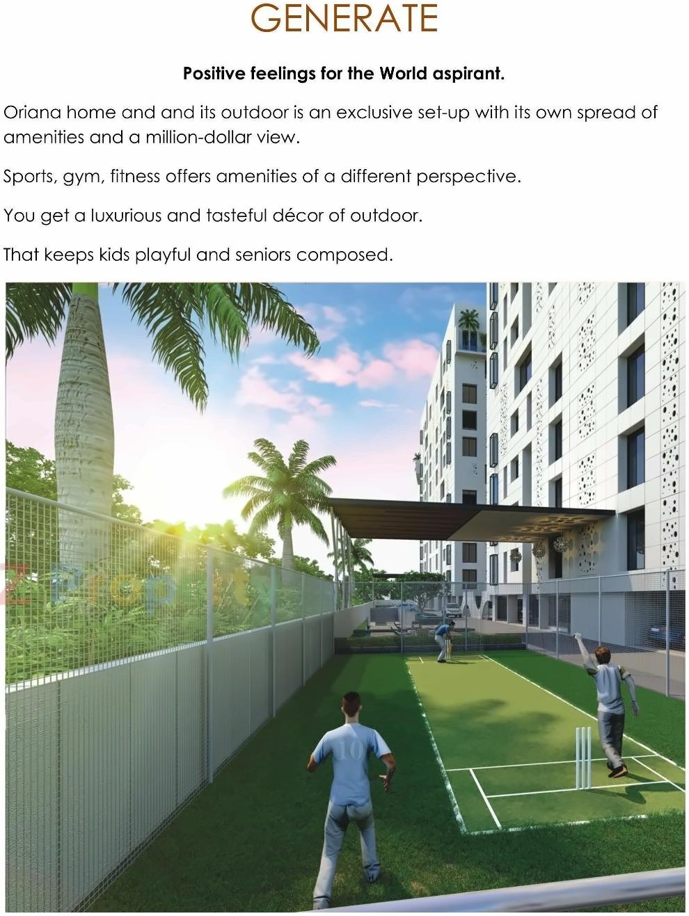  of real estate project Oriana Residency located at Umra, Surat, Gujarat