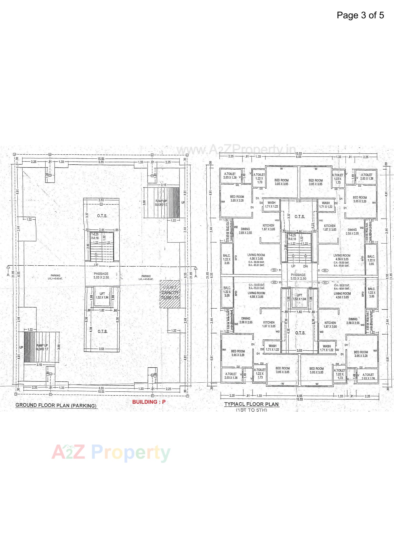 Layout of real estate project P  Green Valley (manglam Park) located at Dindoli, Surat, Gujarat