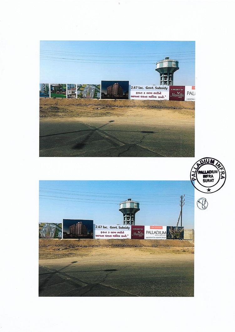 162917_const of real estate project Palladium Residency located at Vadod, Surat, Gujarat