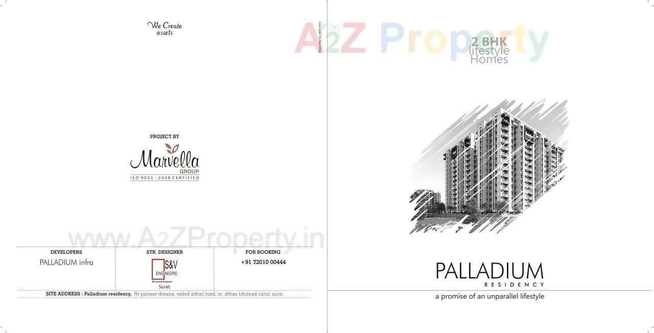  of real estate project Palladium Residency located at Vadod, Surat, Gujarat