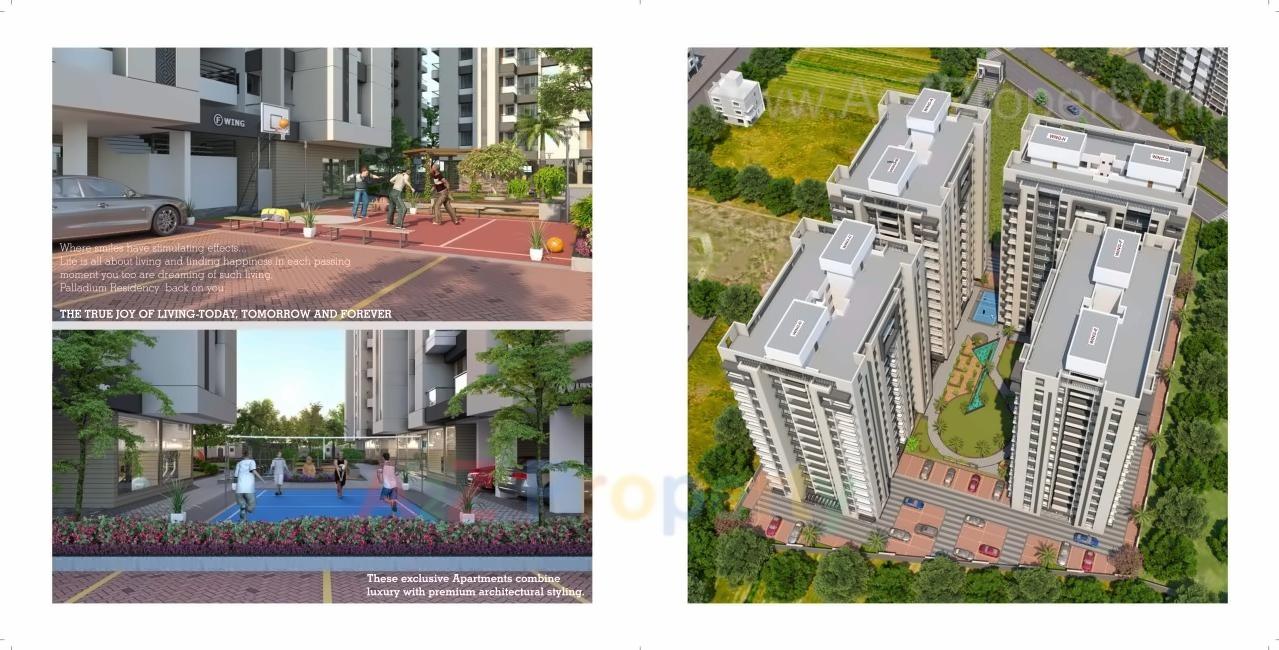  of real estate project Palladium Residency located at Vadod, Surat, Gujarat