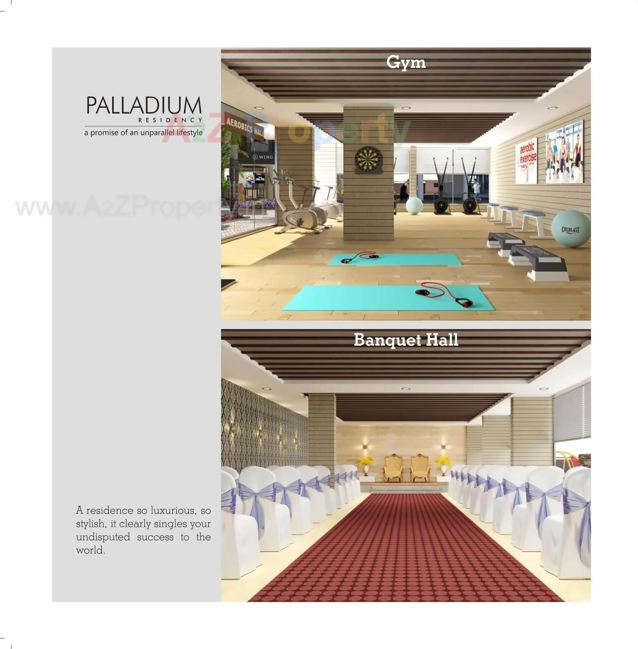 3D Elevation of real estate project Palladium Residency located at Vadod, Surat, Gujarat