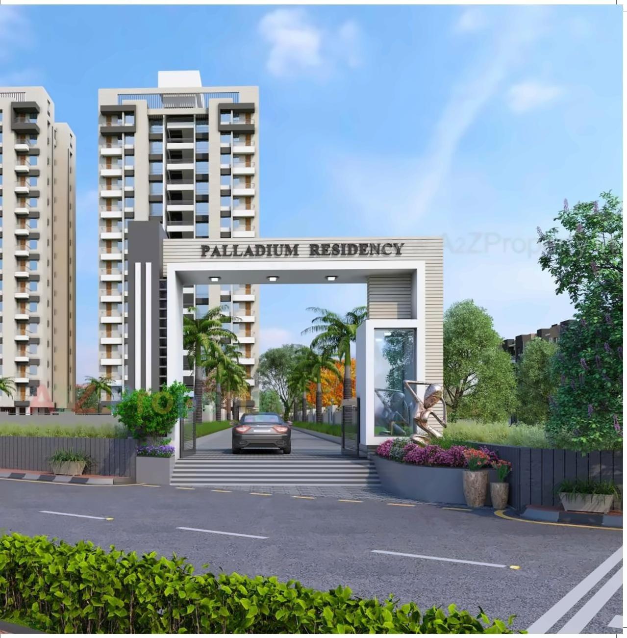 3D Elevation of real estate project Palladium Residency located at Vadod, Surat, Gujarat