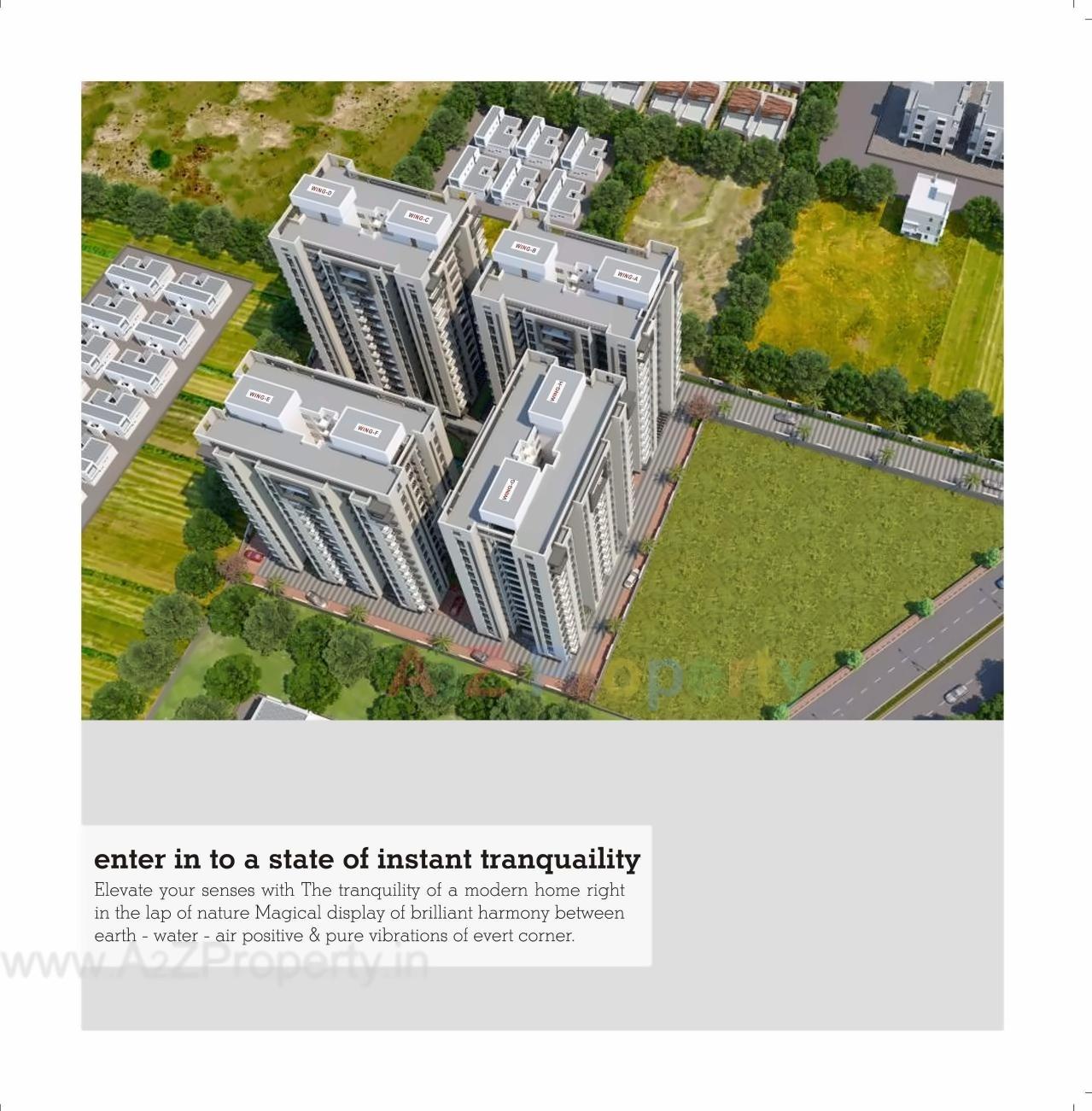 3D Elevation of real estate project Palladium Residency located at Vadod, Surat, Gujarat