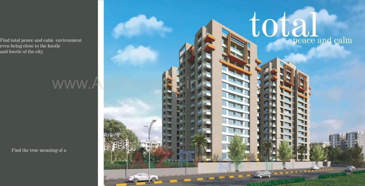 3D Elevation of real estate project Palladium Sky located at Adajan, Surat, Gujarat
