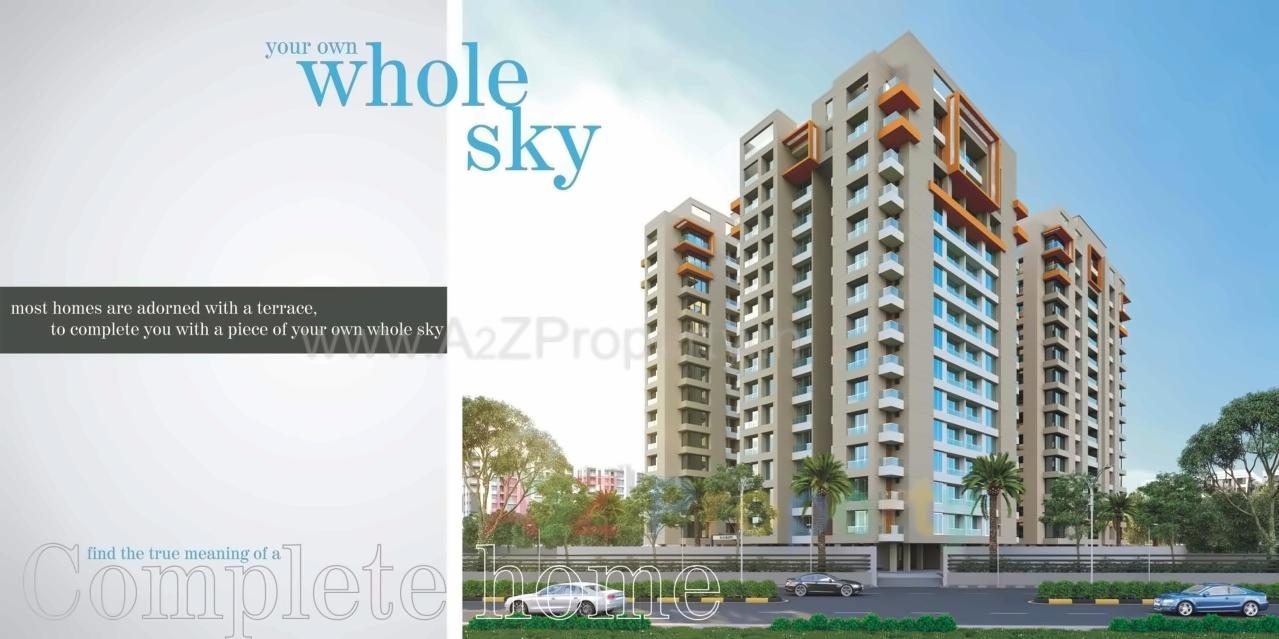 3D Elevation of real estate project Palladium Sky located at Adajan, Surat, Gujarat