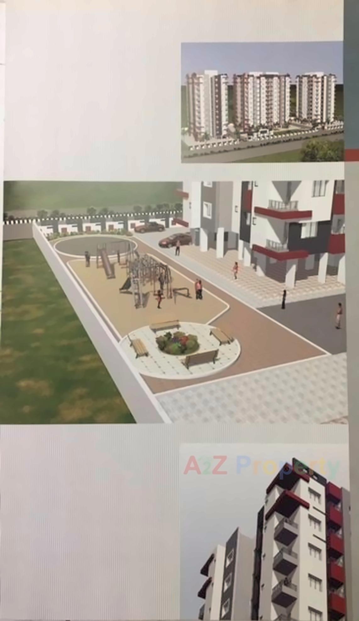 3D Elevation of real estate project Parishram Park (b1   B2) located at Jahangirpura, Surat, Gujarat