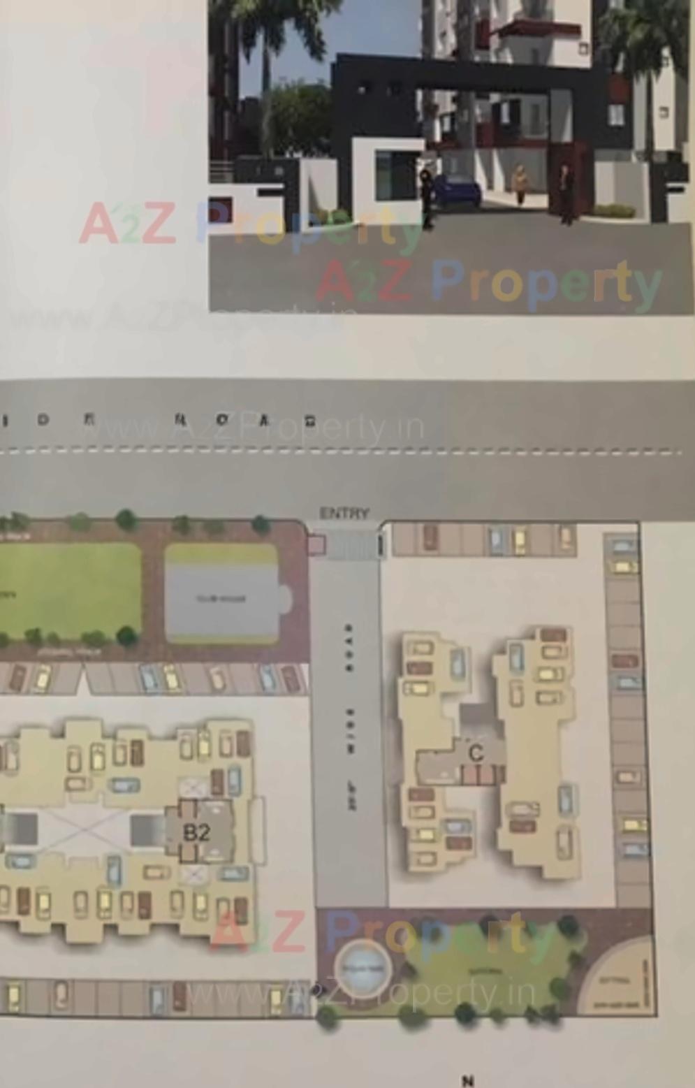 Layout of real estate project Parishram Park (b1   B2) located at Jahangirpura, Surat, Gujarat