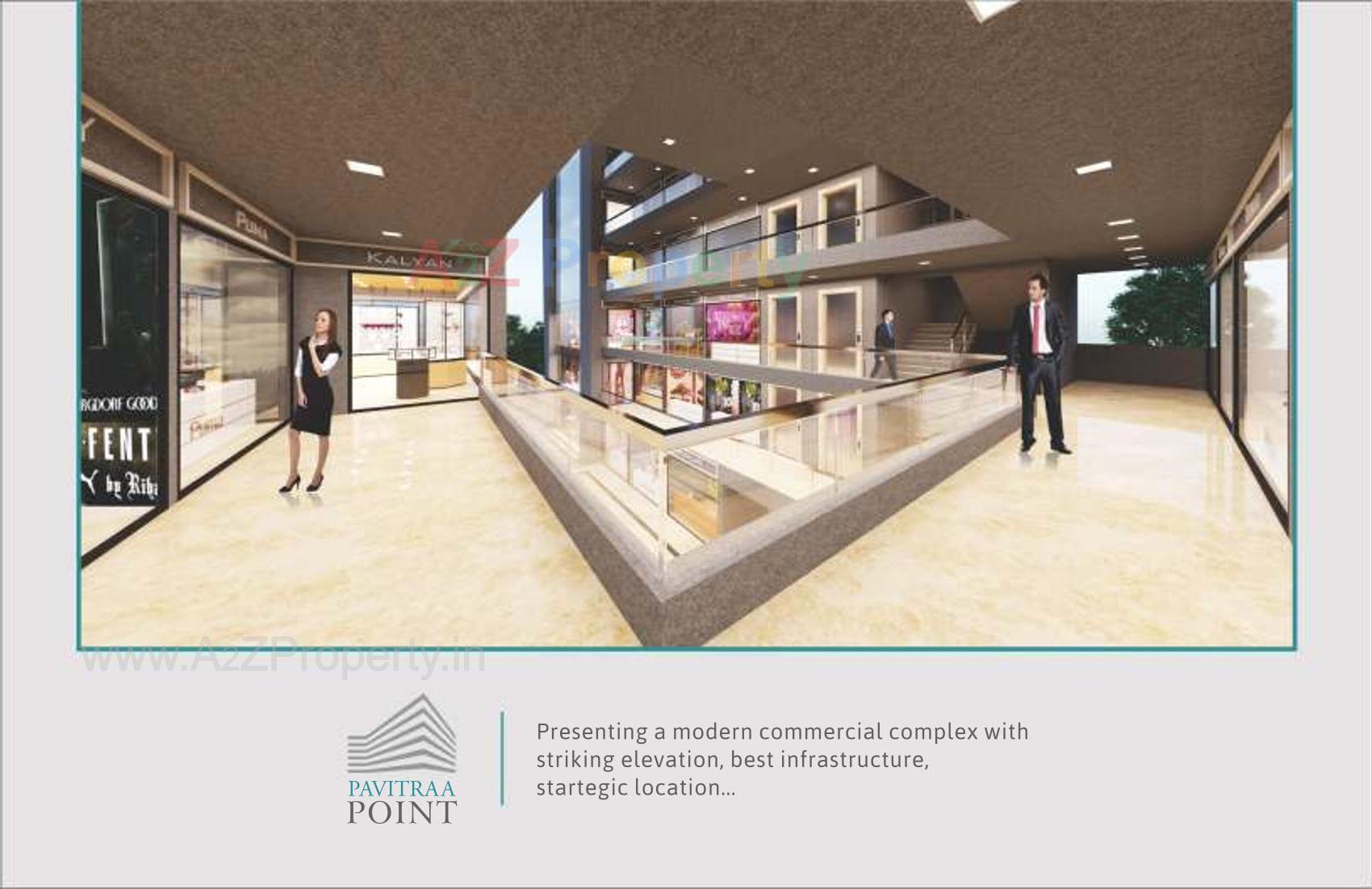 3D Elevation of real estate project Pavitraa Point located at Puna, Surat, Gujarat