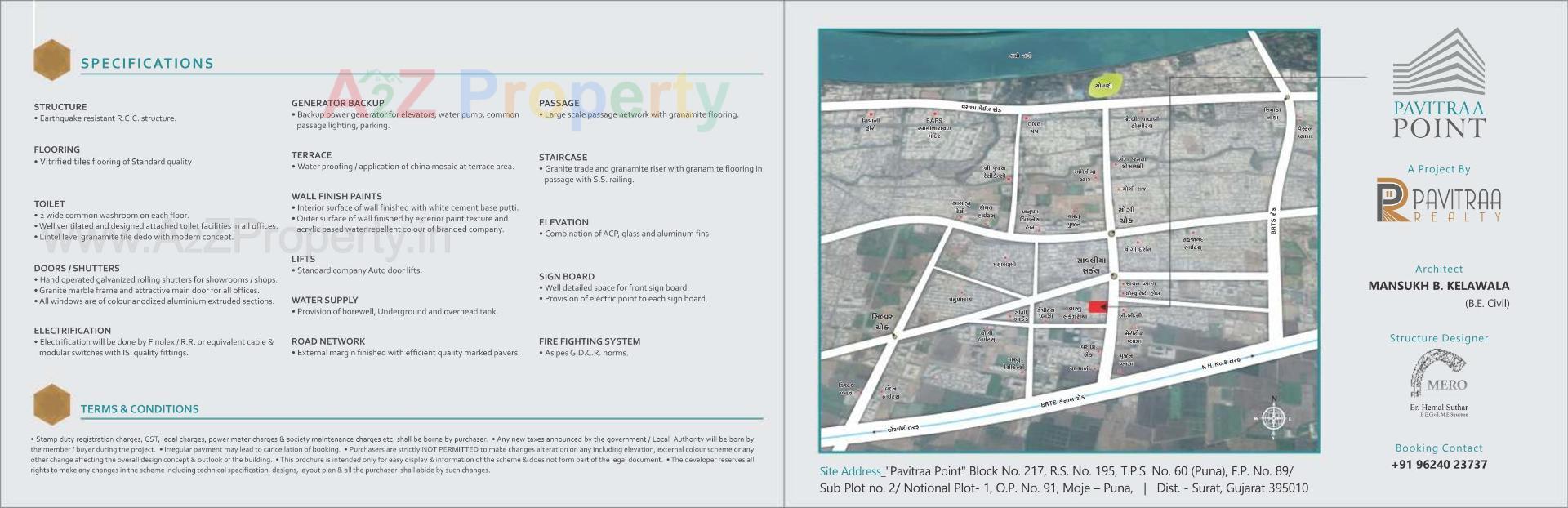  of real estate project Pavitraa Point located at Puna, Surat, Gujarat