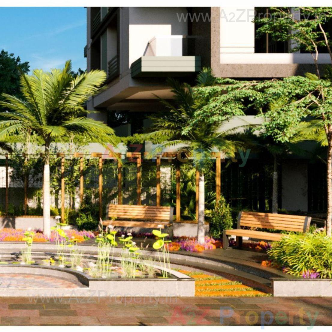 3D Elevation of real estate project Penttagon located at Palanpur, Surat, Gujarat