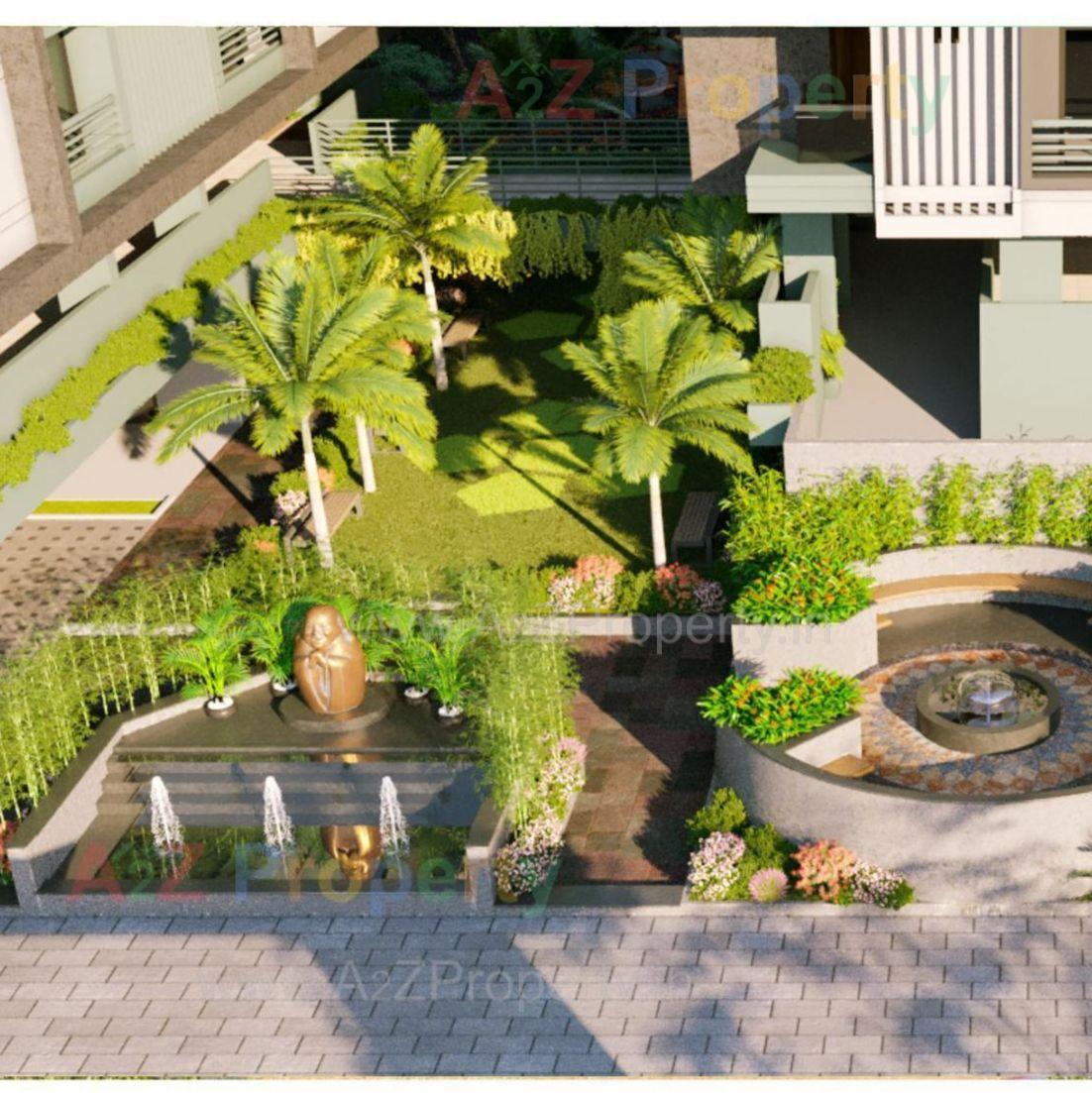 3D Elevation of real estate project Penttagon located at Palanpur, Surat, Gujarat