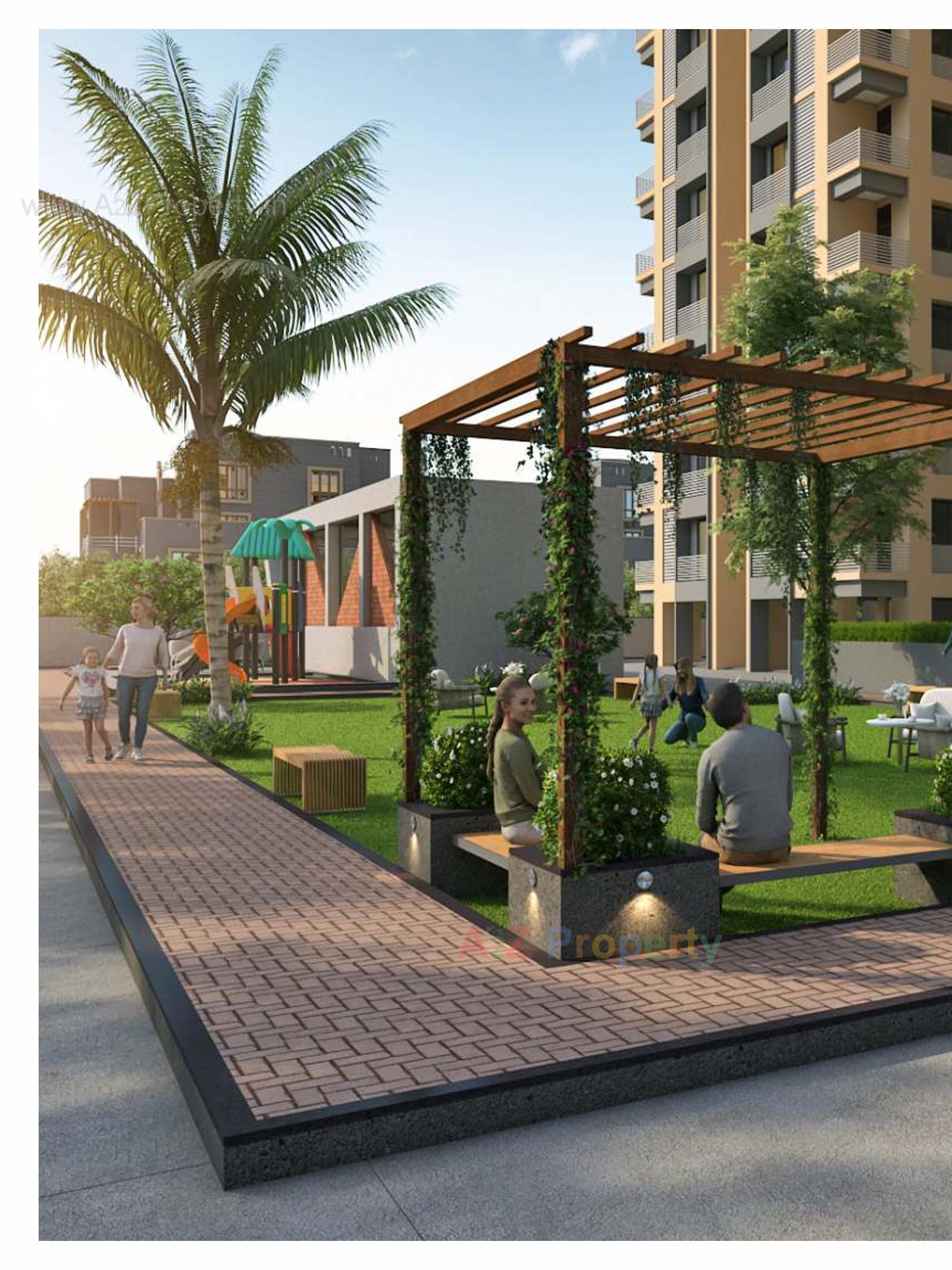 3D Elevation of real estate project Pioneer Belina located at Bhimrad, Surat, Gujarat