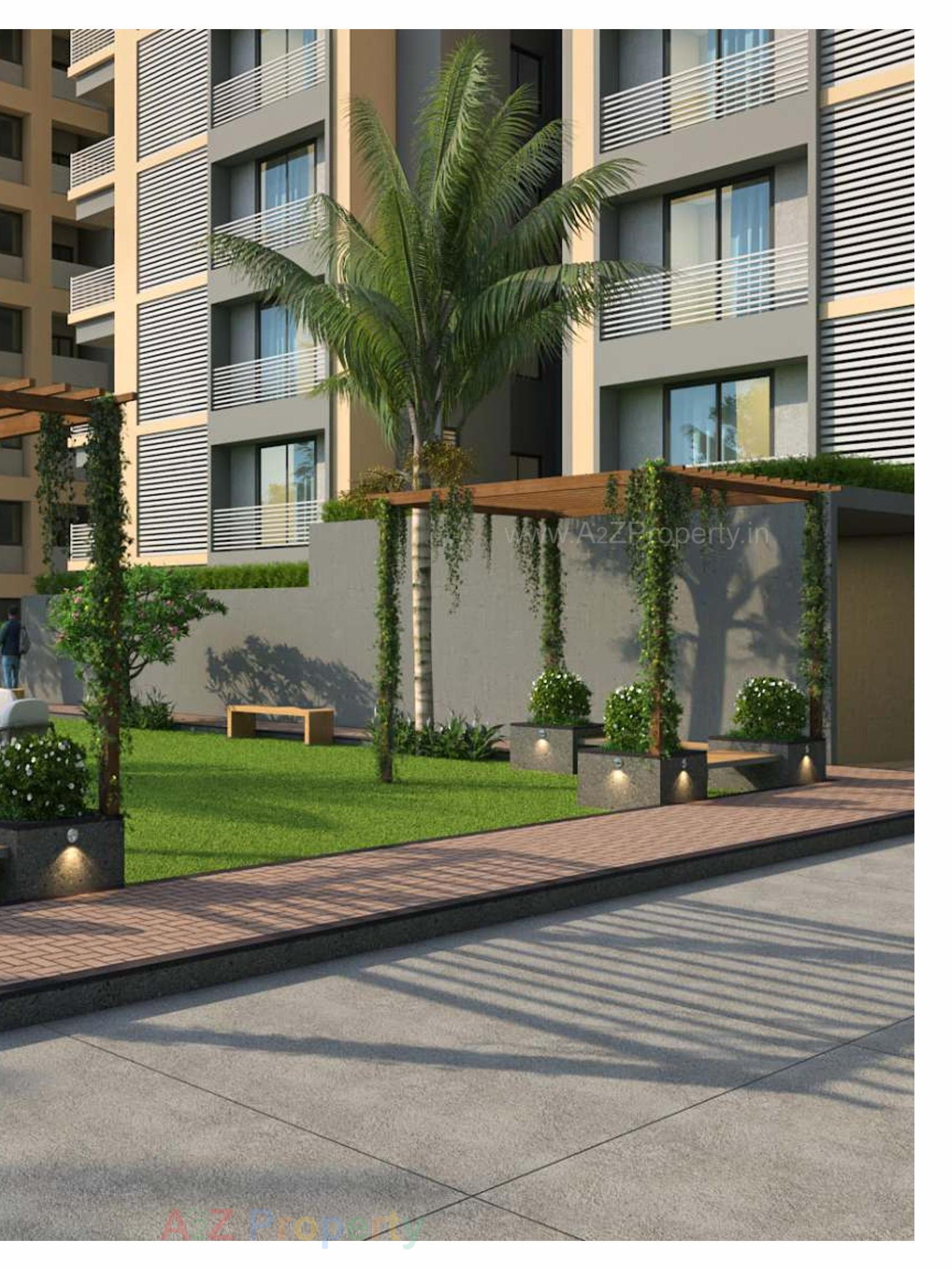 3D Elevation of real estate project Pioneer Belina located at Bhimrad, Surat, Gujarat