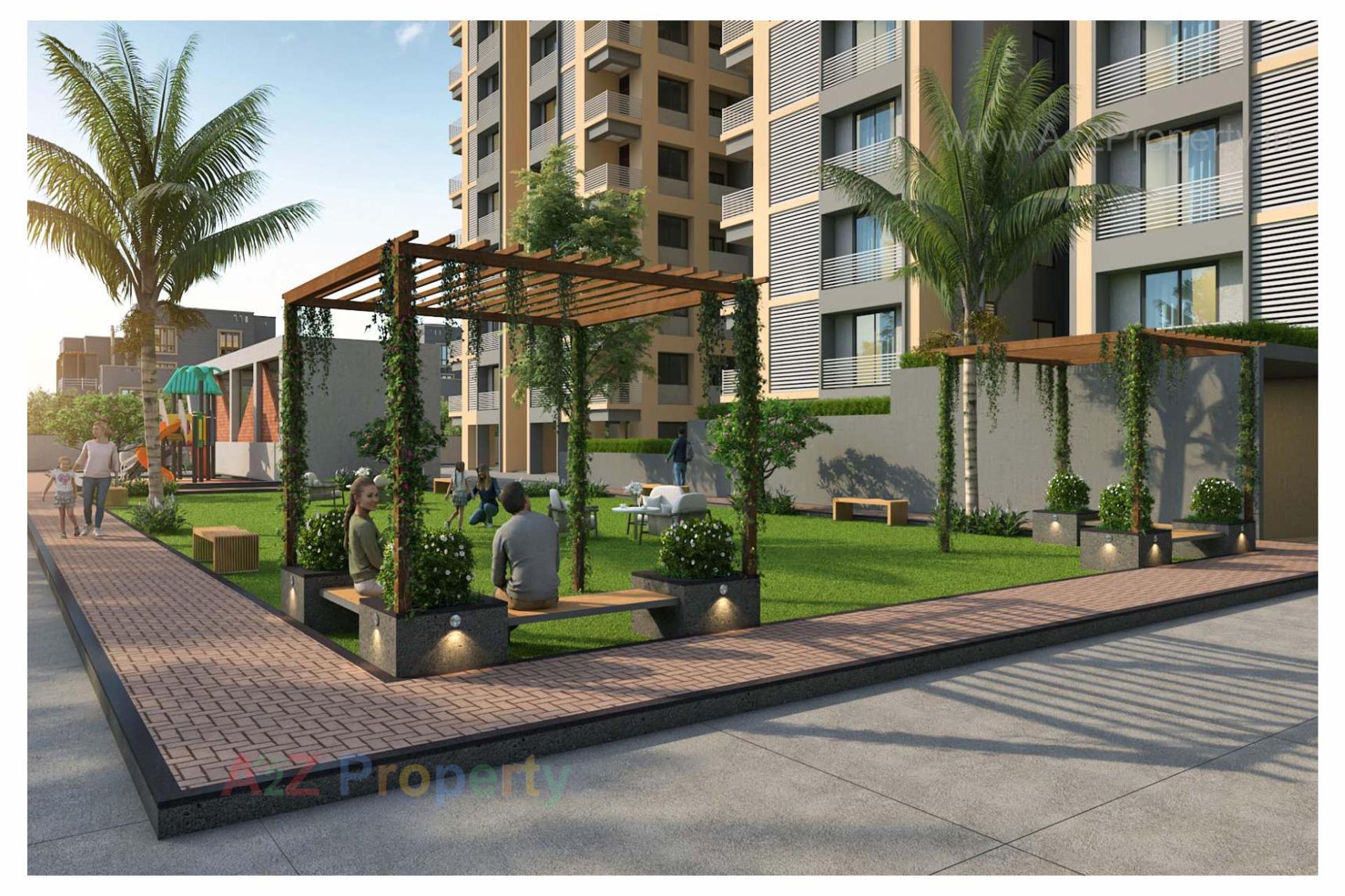 3D Elevation of real estate project Pioneer Belina located at Bhimrad, Surat, Gujarat