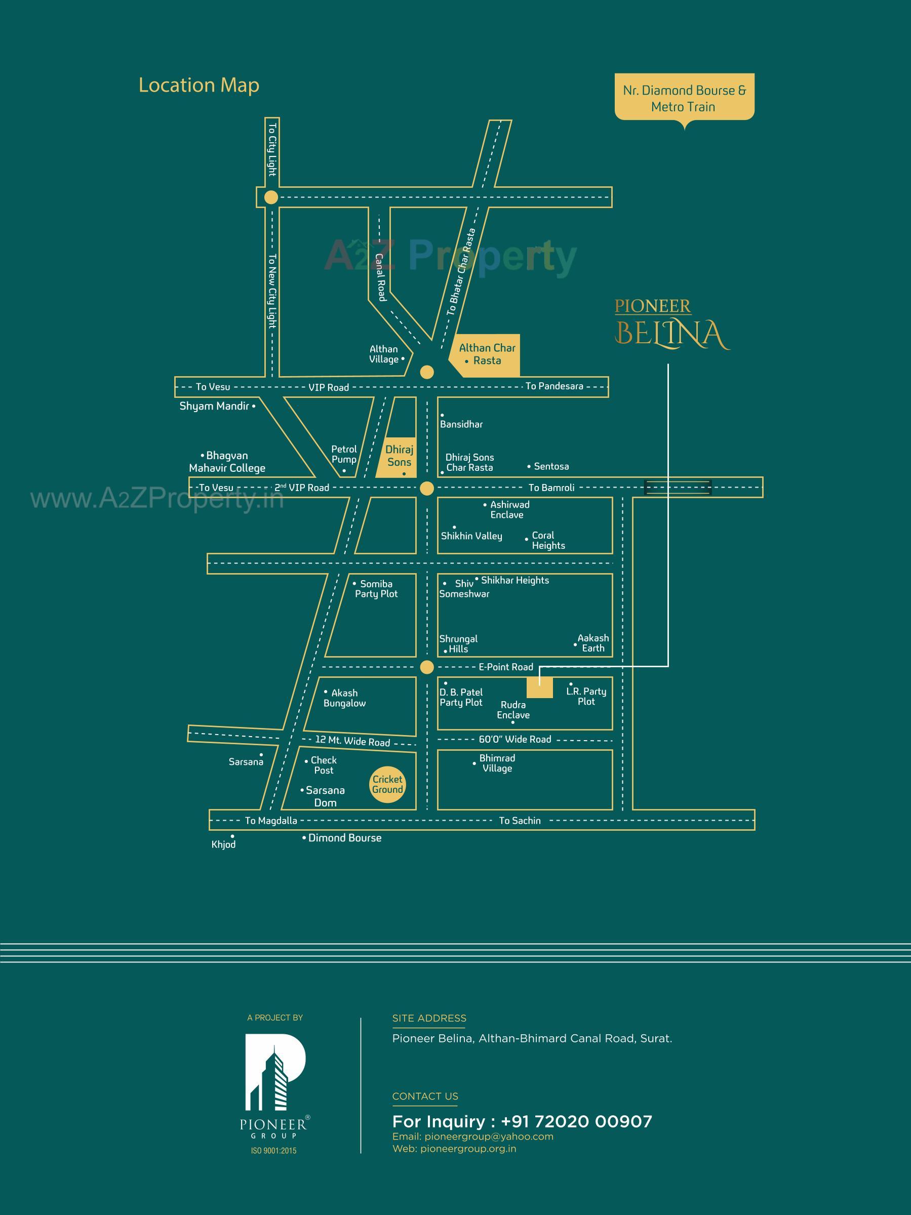  of real estate project Pioneer Belina located at Bhimrad, Surat, Gujarat
