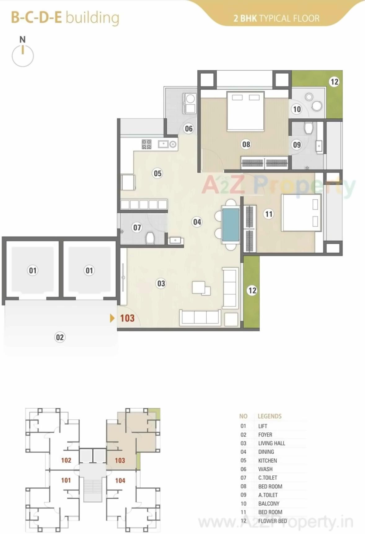 Layout of real estate project Pioneer Dreams located at Surat, Surat, Gujarat