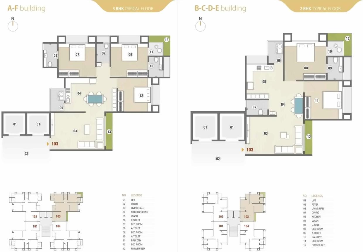 Layout of real estate project Pioneer Dreams located at Surat, Surat, Gujarat