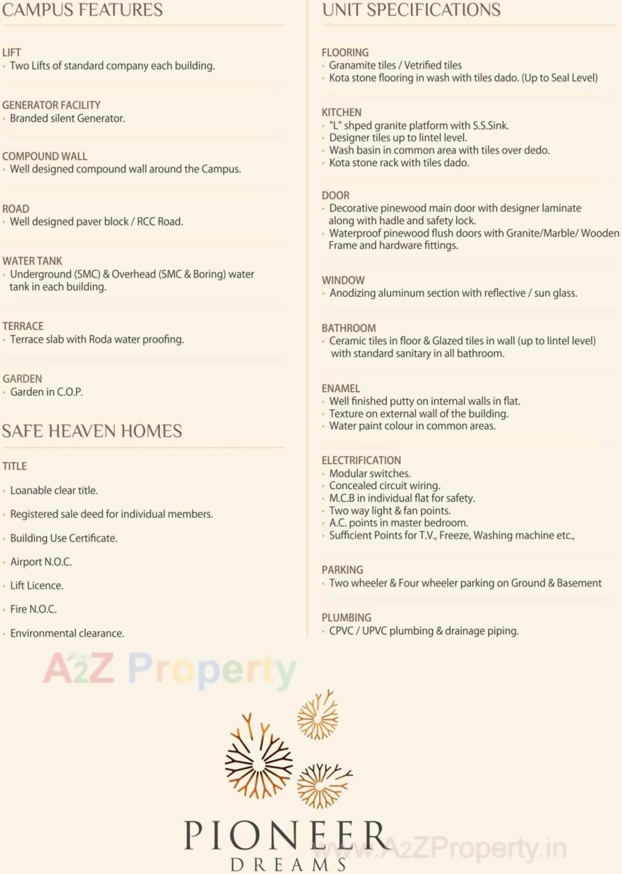 Project Specifications