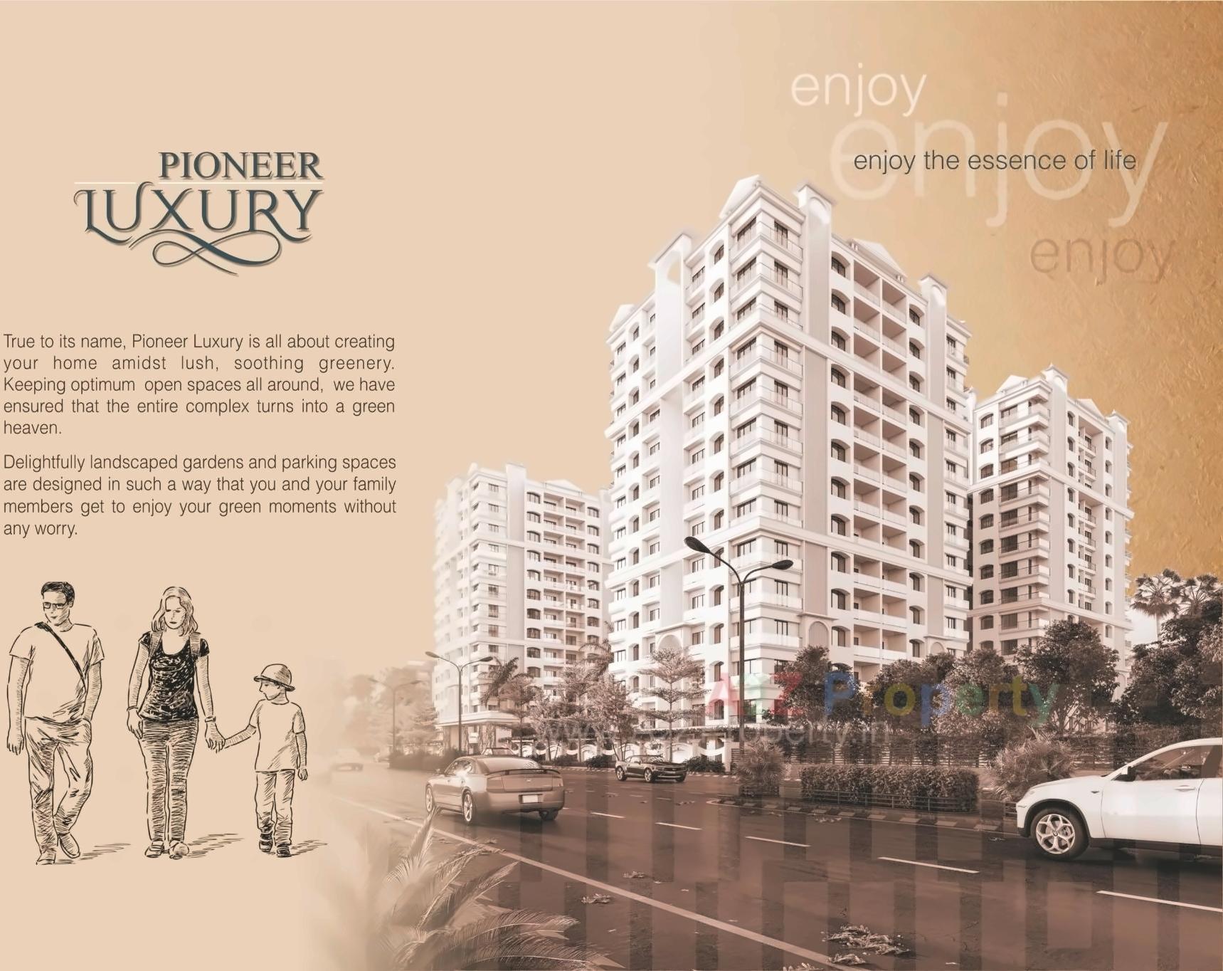 3D Elevation of real estate project Pioneer Luxury located at Bhimrad, Surat, Gujarat