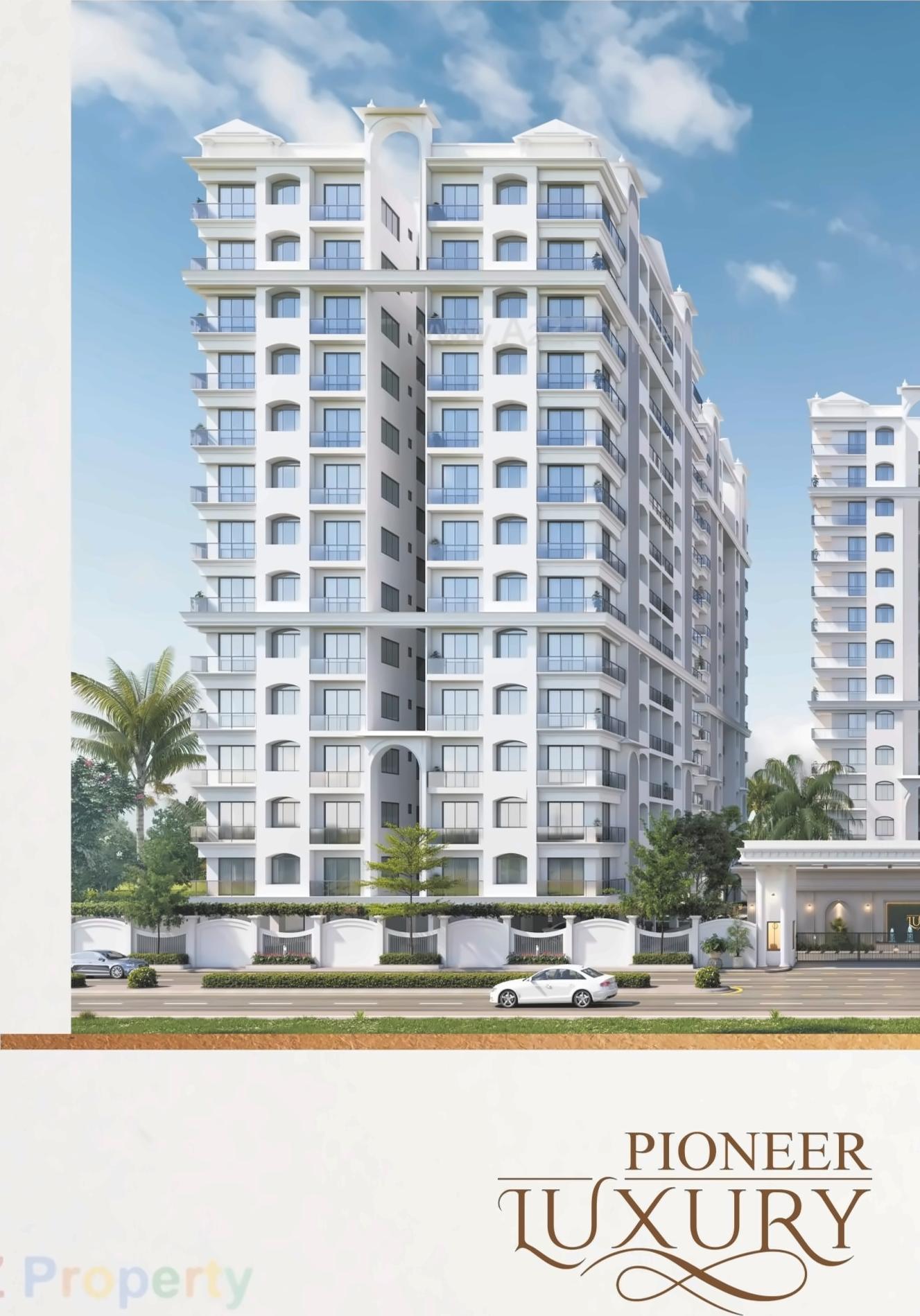 3D Elevation of real estate project Pioneer Luxury located at Bhimrad, Surat, Gujarat