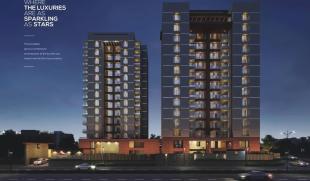 Elevation of real estate project Piramyd Platina located at Pal, Surat, Gujarat