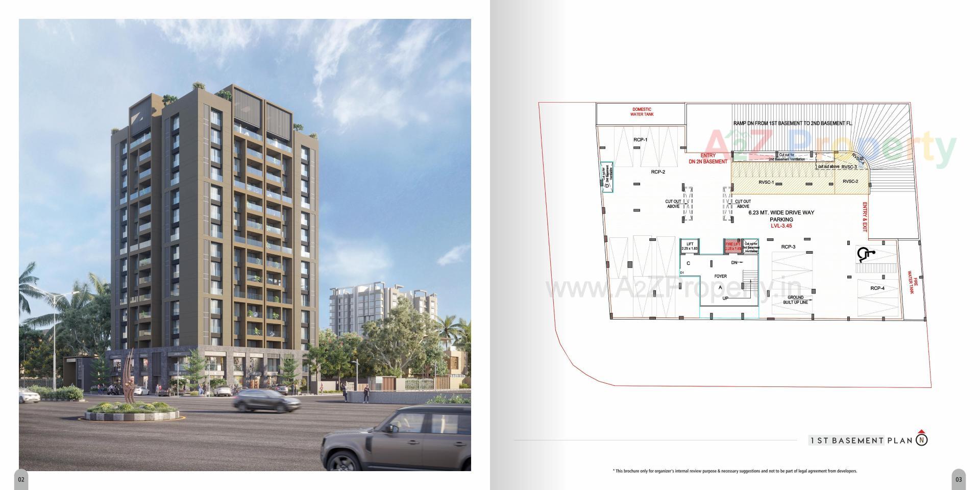 Layout of real estate project Piramyd Serenity located at Palanpor, Surat, Gujarat