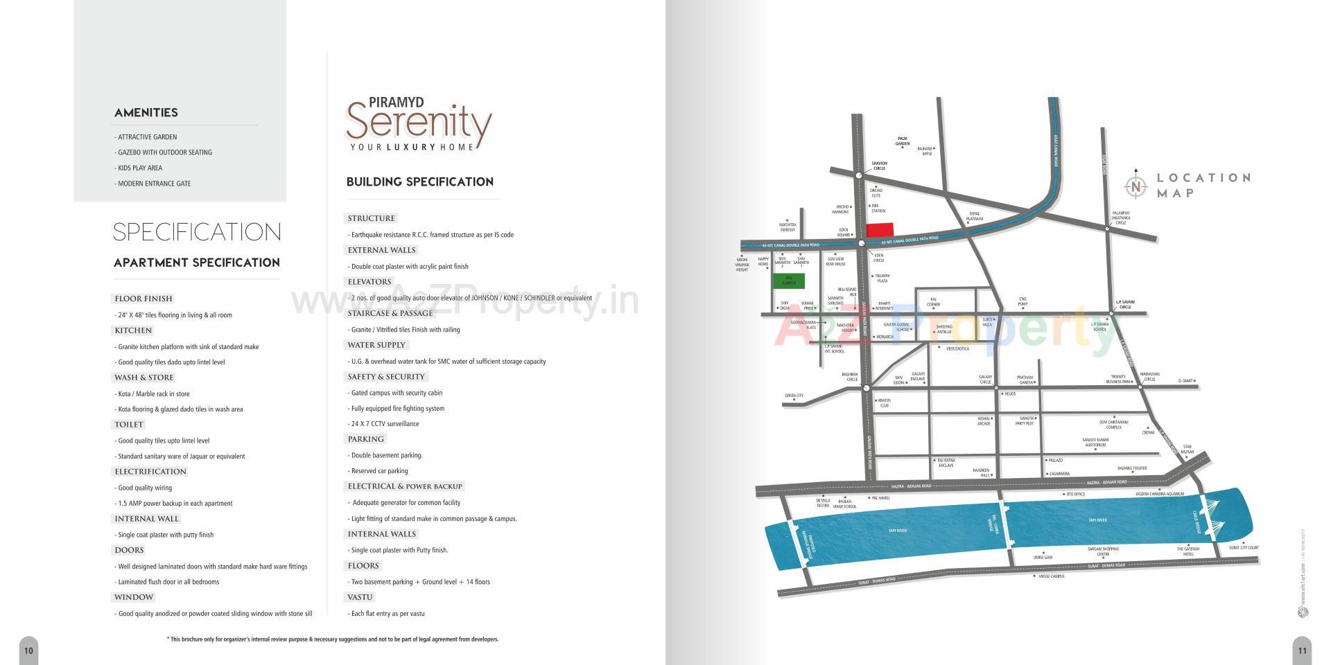  of real estate project Piramyd Serenity located at Palanpor, Surat, Gujarat