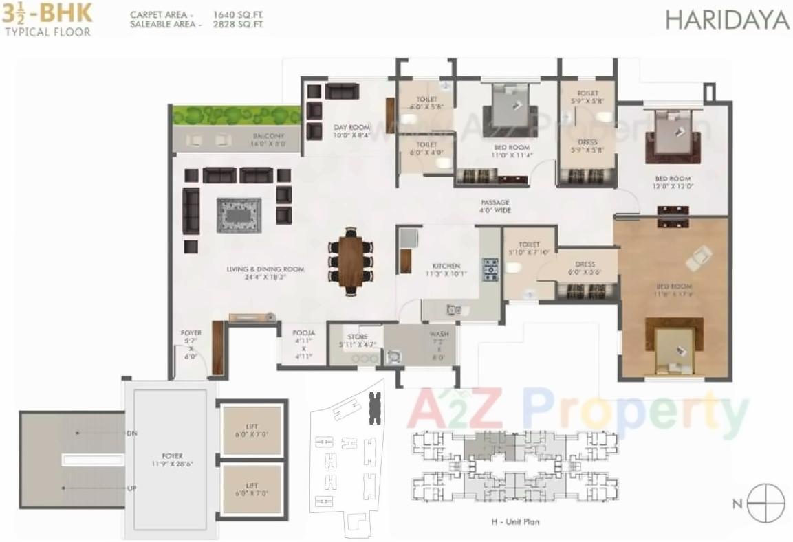 Layout of real estate project Poonyabhumi   A,b,c,f located at Vesu, Surat, Gujarat