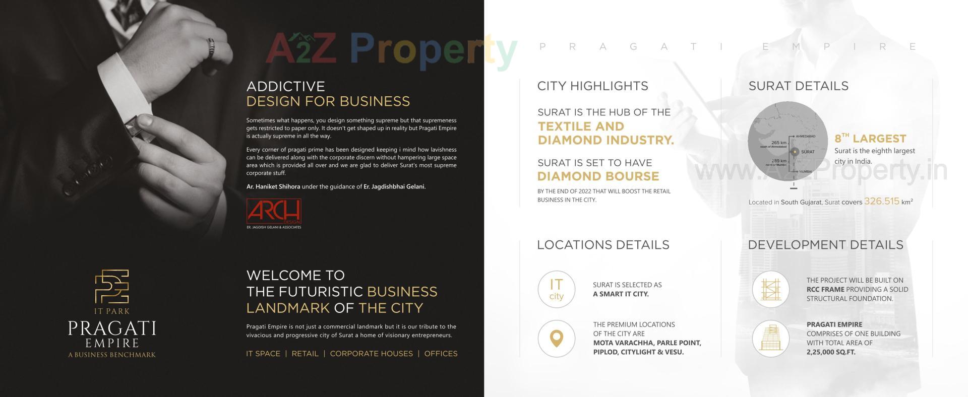  of real estate project Pragati Empire It Park located at Utran, Surat, Gujarat