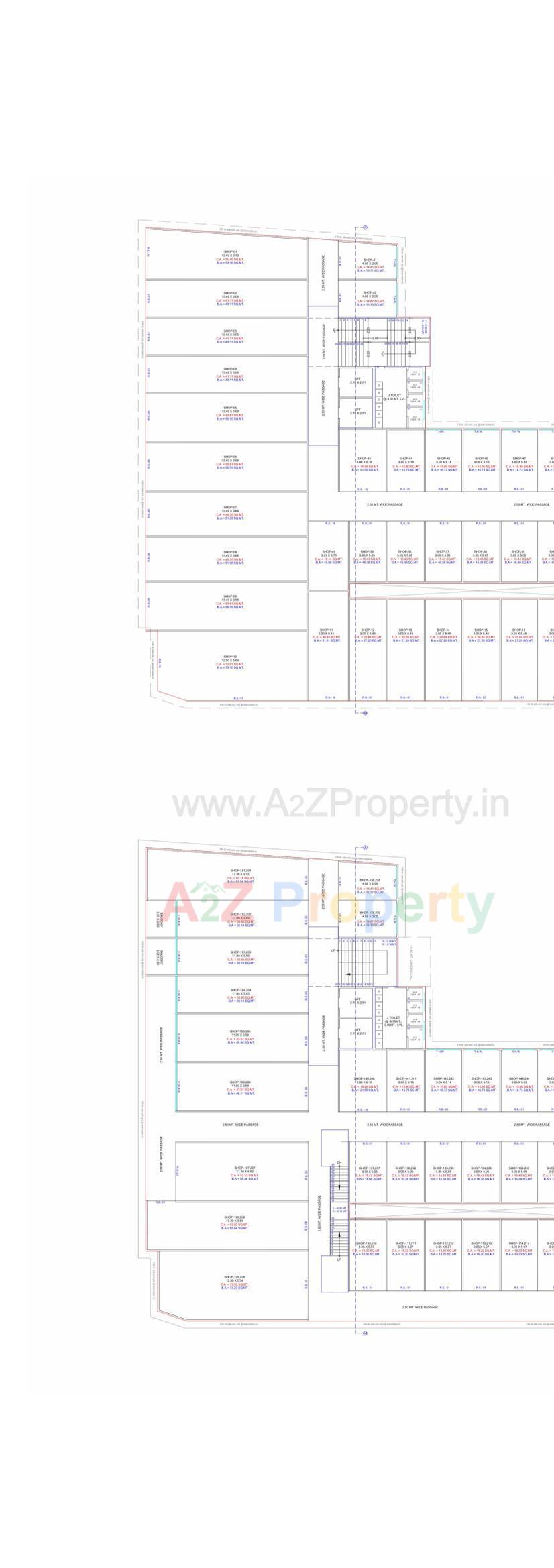 Layout of real estate project Pragati It World located at Puna , Surat, Gujarat