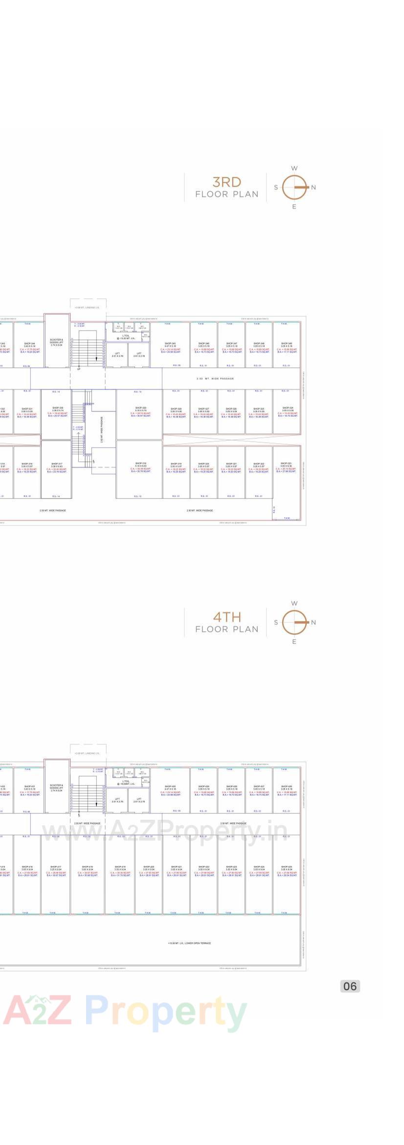 Layout of real estate project Pragati It World located at Puna , Surat, Gujarat