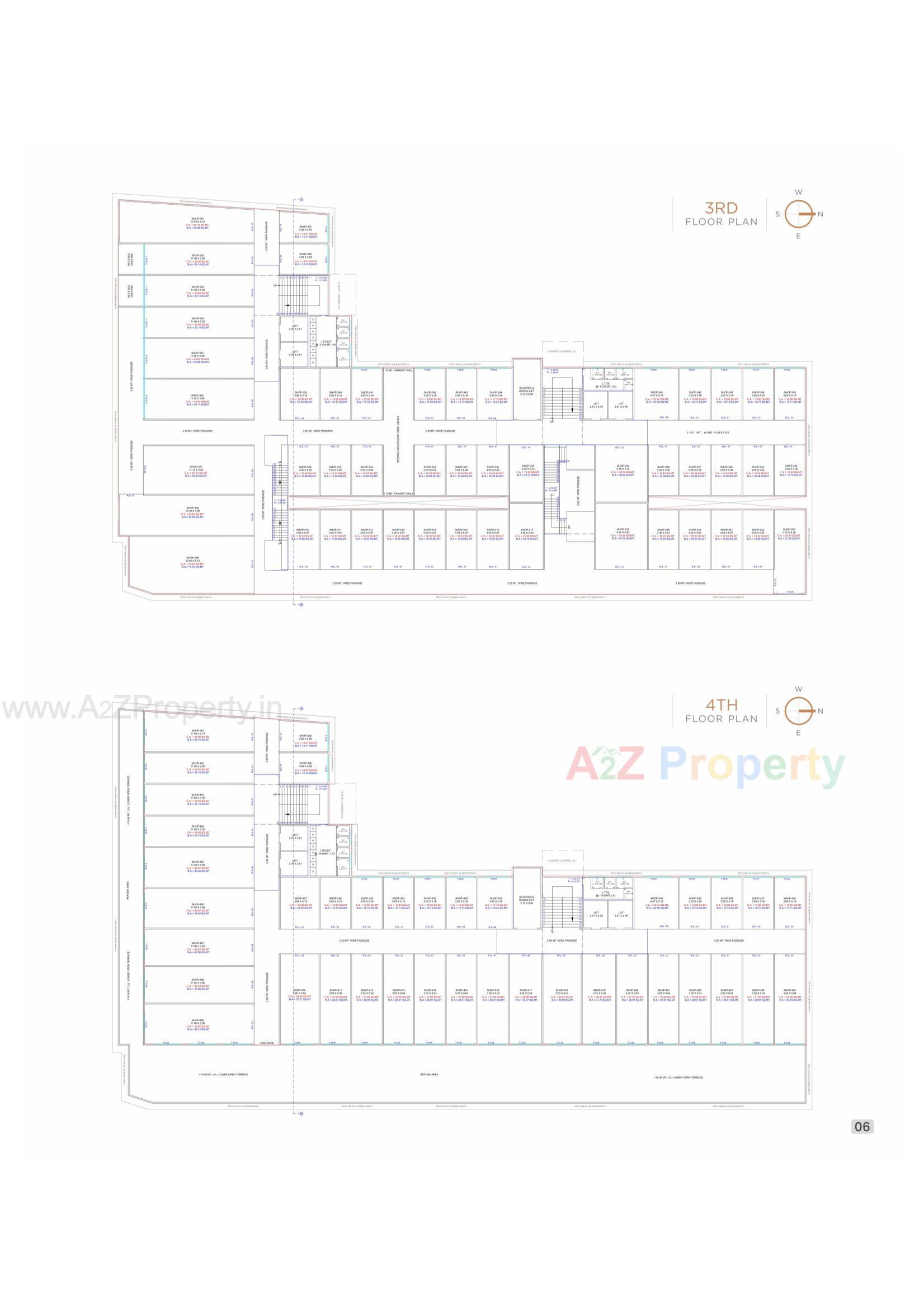 Layout of real estate project Pragati It World located at Puna , Surat, Gujarat