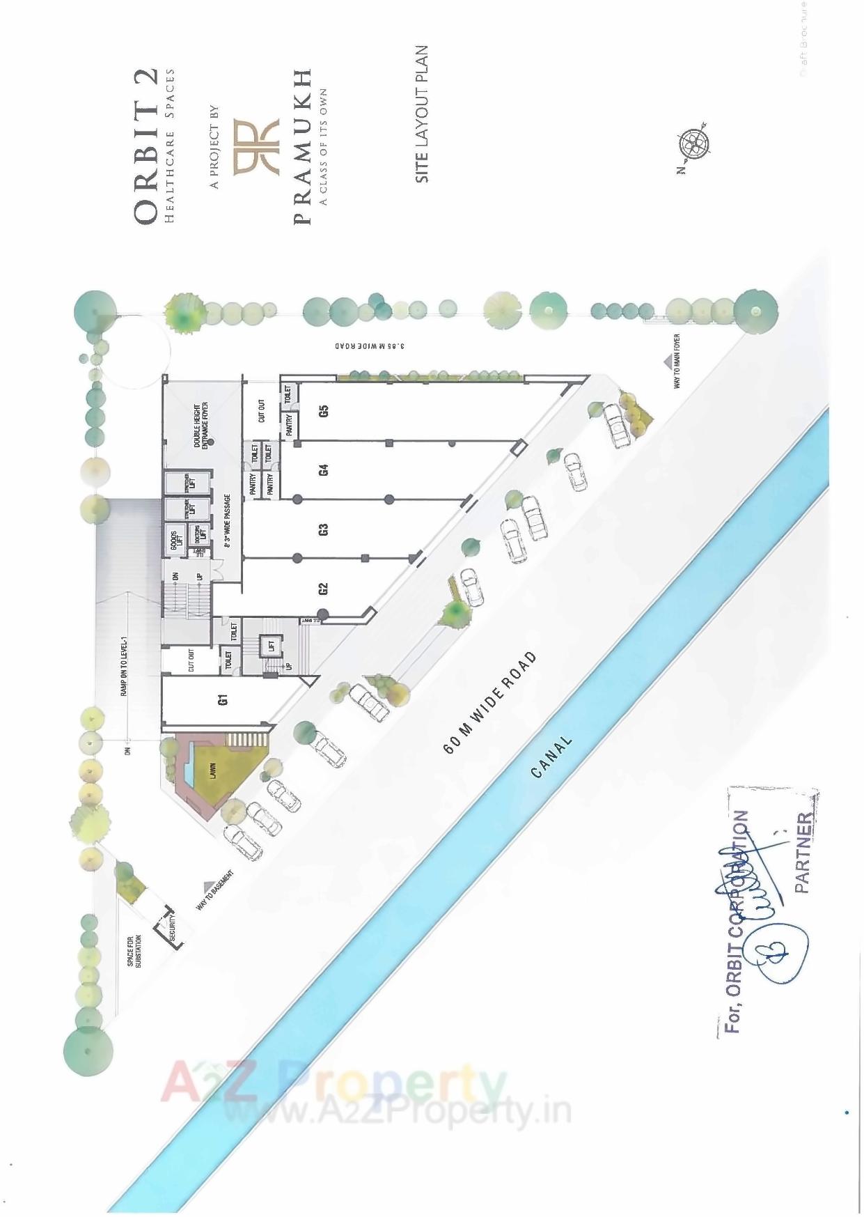  of real estate project Pramukh Orbit located at Bhimrad, Surat, Gujarat