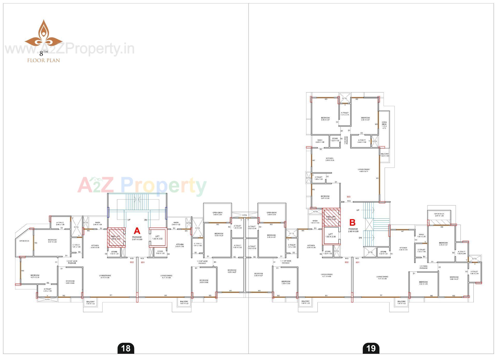 Layout of real estate project Pramukh Shanti located at Dabholi, Surat, Gujarat
