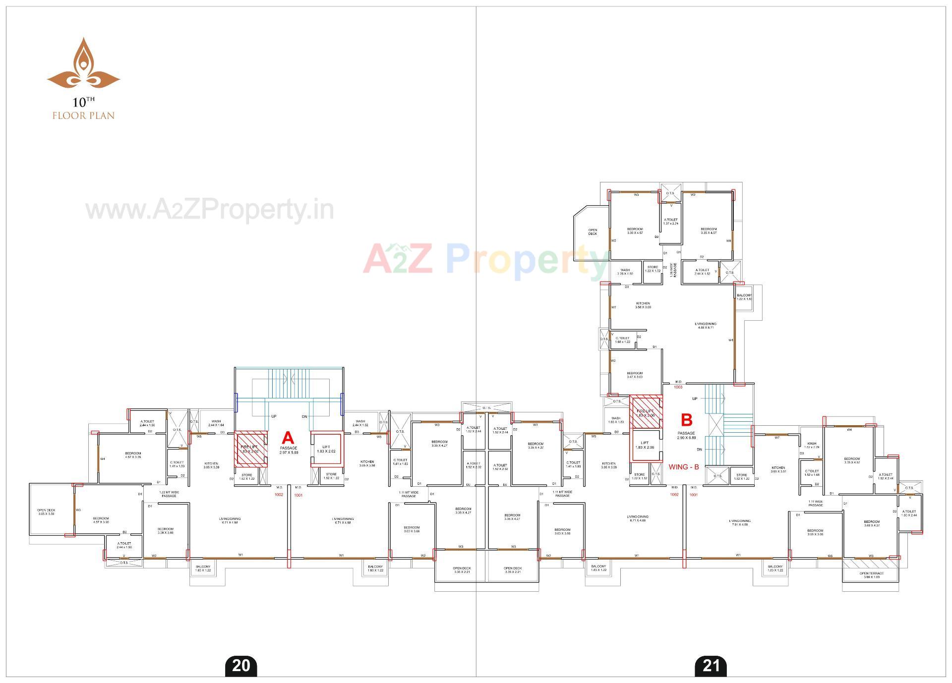 Layout of real estate project Pramukh Shanti located at Dabholi, Surat, Gujarat