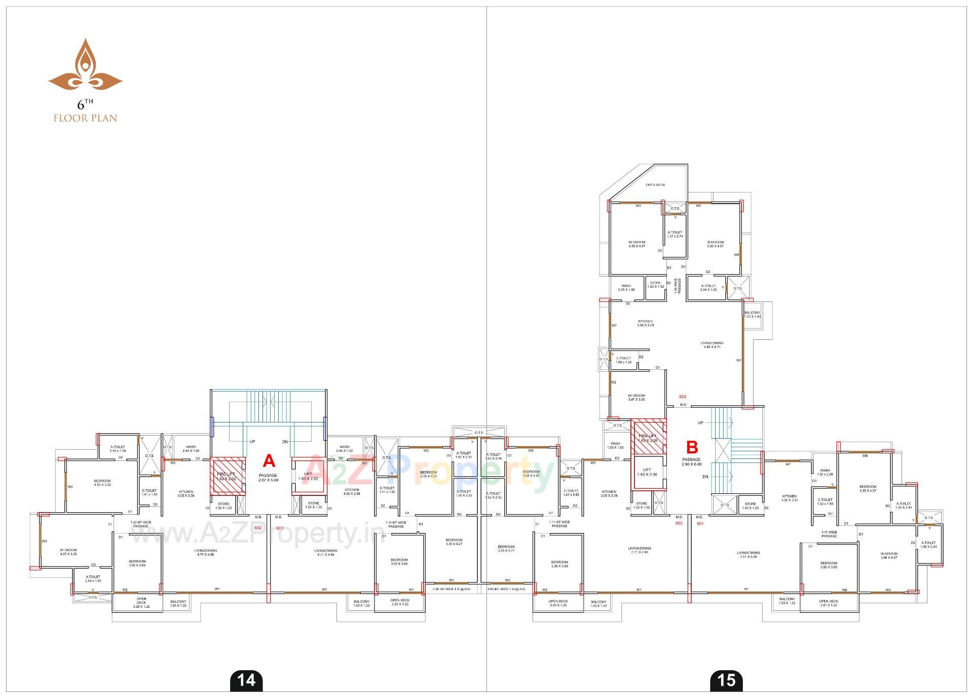 Layout of real estate project Pramukh Shanti located at Dabholi, Surat, Gujarat