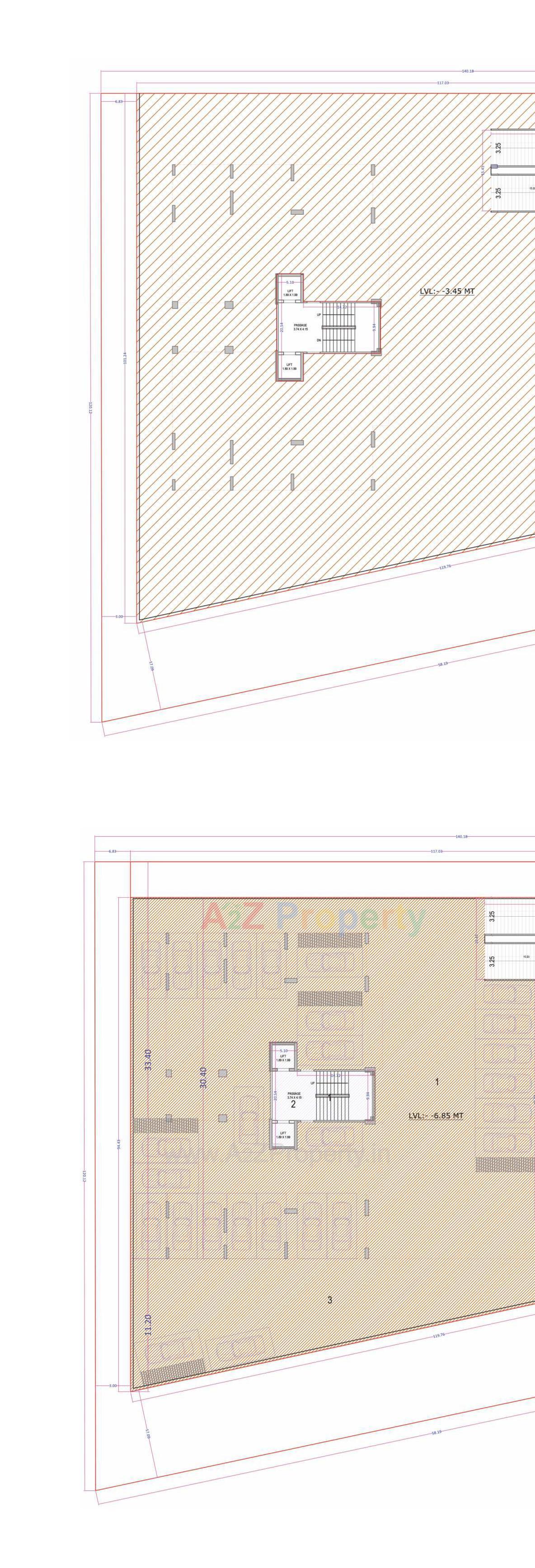 Layout of real estate project Pratham Avenue located at Surat, Surat, Gujarat