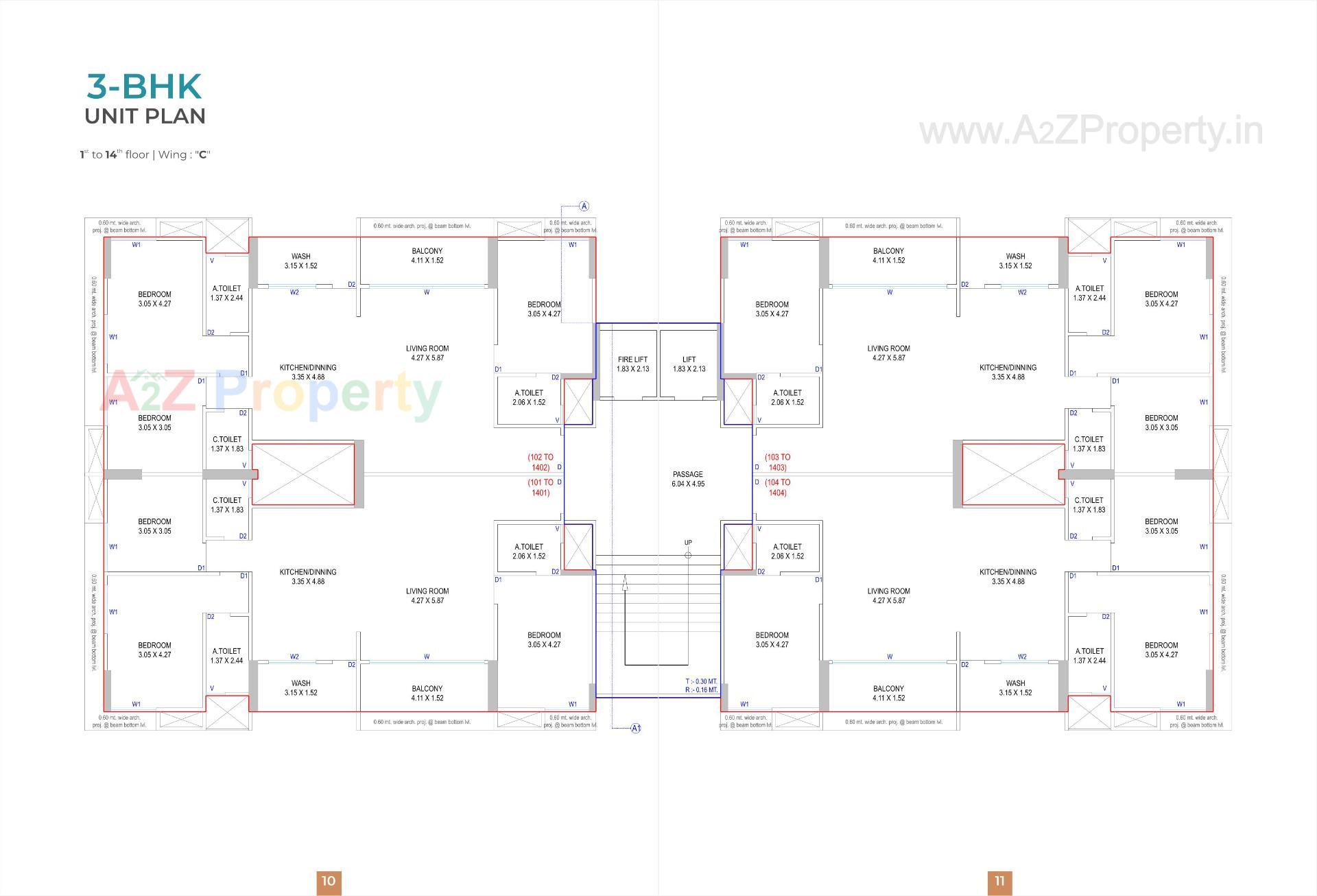 Layout of real estate project Pratishtha Classic located at Abrama, Surat, Gujarat